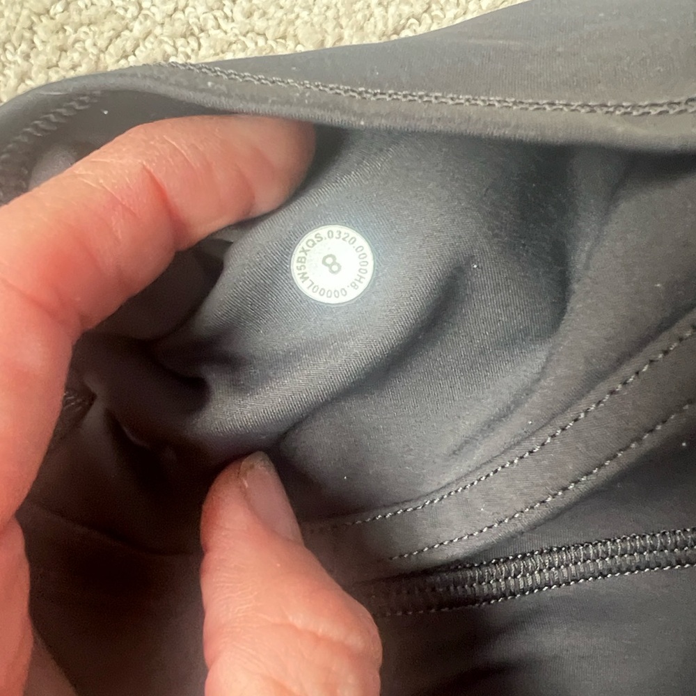 Lululemon Fast and Free High Rise Tights 25” Size 8 in Gray - Picture 6 of 14
